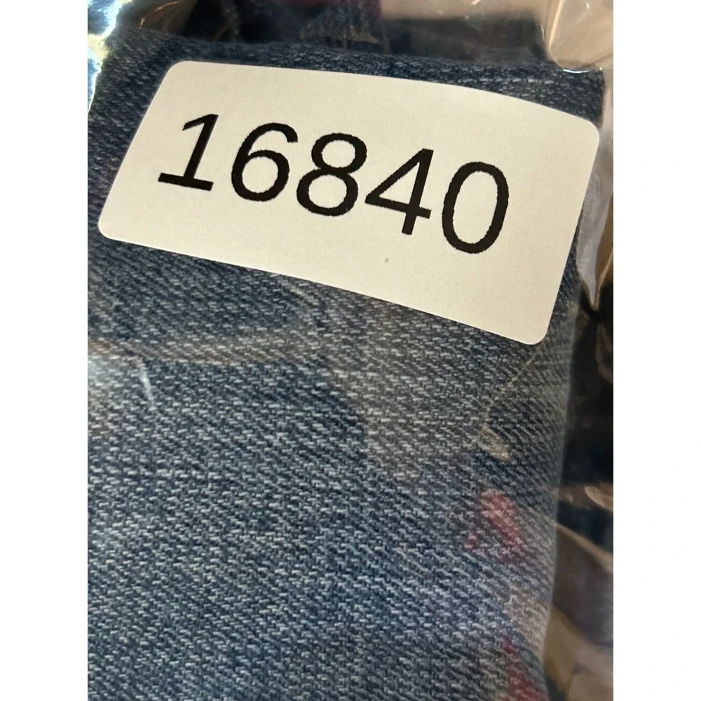 Wrangler Jeans Mens 36x32 Blue Wrangler Retro Slim Straight Distressed Denim